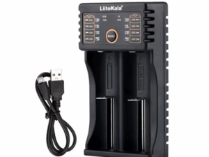 Carregador de bateria LiitoKala Lii-202 para baterias 18650, 21700, 20700, 26650, 14500, 16340 NiMH e Li-Ion -1,2 V 3,7
